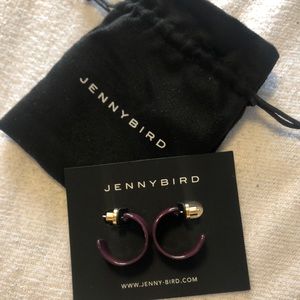 Jenny Bird burgundy hoops